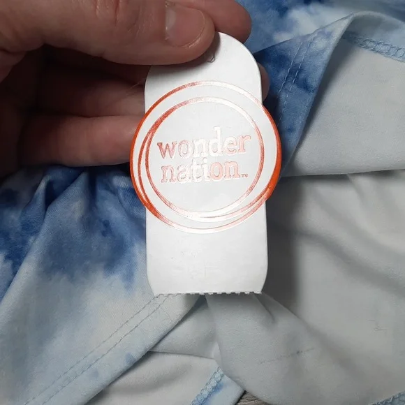 Wonder Nation top, long enough to wear with leggings! Size 10/12 tye dye NWT - Picture 5 of 7